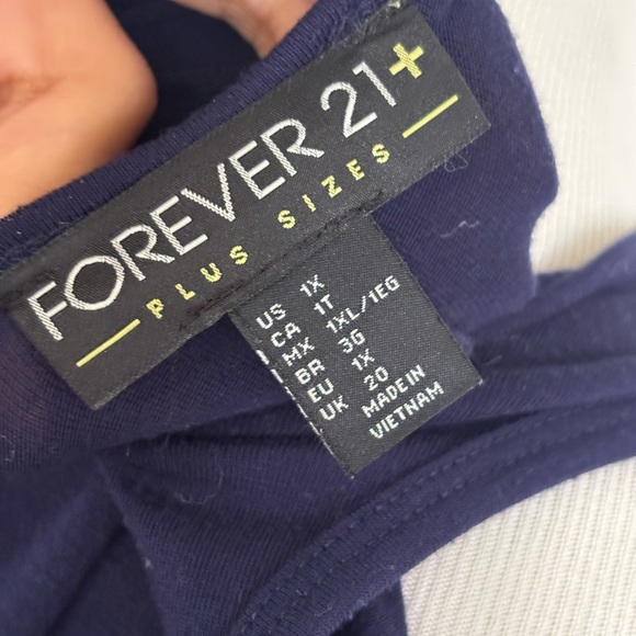 Forever 21 Blue Halter Sheath Midi Dress - Picture 3 of 6